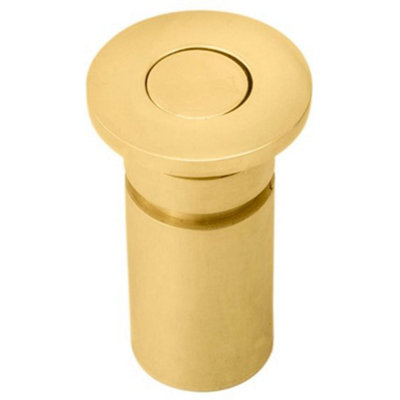 Loops Floor Recessed Dust Excluding Flush Bolt Socket45mm Depth Polished Brass from B&Q