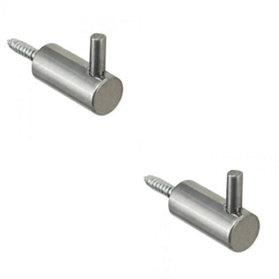 Loops 2 PackCoat Hook With Concealed Fixing 35mm Projection Bright Stainless Steel