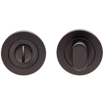 Loops Round Thumbturn Lock And Release With Indicator Matt Black