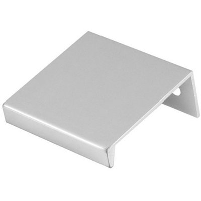B&Q -  Square Edge Finger Pull HandlePolished Chrome 40mmSlim Cupboard Drawer