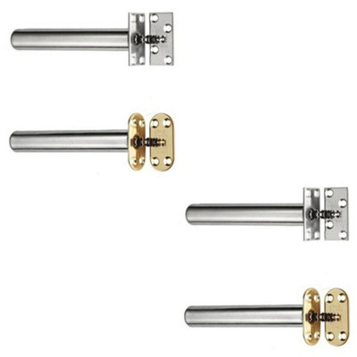 Loops 2 Pack139mm Concealed Chain Spring Fire Door CloserPolished Chrome Radius from B&Q