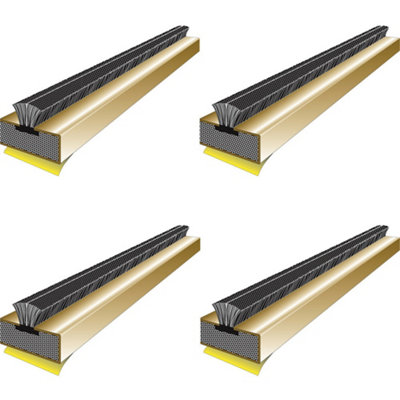Loops 4 Pack5 Pack Setintumesecnt Fire And Smoke Adhesive Door Seal 1050 X 10 X 4mm Brown from B&Q