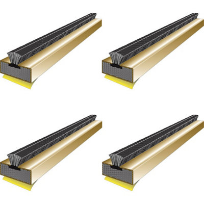 Loops 4 Pack5 Pack Setintumesecnt Fire And Smoke Adhesive Door Seal 1050 X 15 X 4mm Brown from B&Q