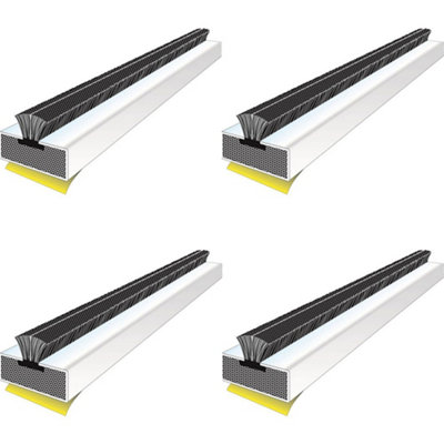 Loops 4 Pack5 Pack Setintumesecnt Fire And Smoke Adhesive Door Seal 1050 X 15 X 4mm White from B&Q