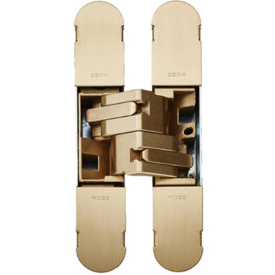 Loops 3D Flush Faced Concealed Cabinet Hinge180 Degree Opening Wardrobe Silver from B&Q