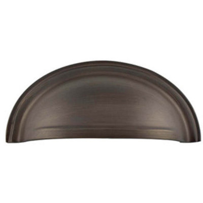 Loops Antique Brass Cup Pulls For CabinetsStylish Upgrade For Your HomeKitchen Drawer Pull Handle from B&Q