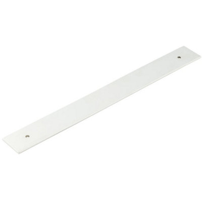 Loops Polished Nickel Backplates For Cabinet Handle268X30mm Elegant Hardware SolutionKitchen Drawer Pull Handle from B&Q