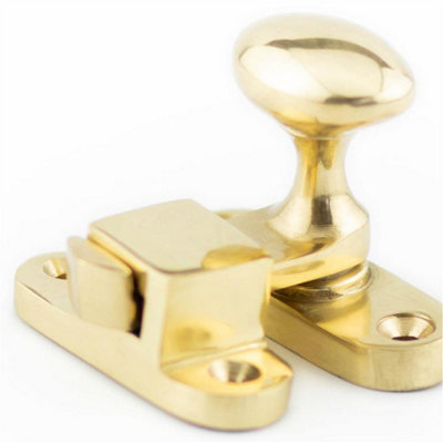 Loops Polished Brass Showcase Catch 51mm For CabinetsCupboard Door Catch from B&Q