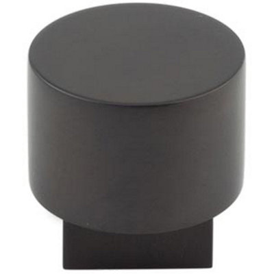 Loops Elegant Round Cupboard Knob In Dark Bronze Finish For Home DecorKitchen Cabinet Knob