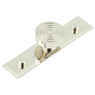 B&Q -  Elegant 40mm Stepped Cupboard Knob In Polished Nickel FinishKitchen Cabinet Knob