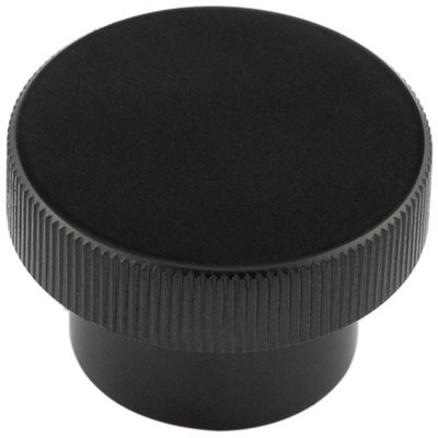 Loops Stylish 40mm Black Cupboard Knob For Modern InteriorsKitchen Cabinet Knob