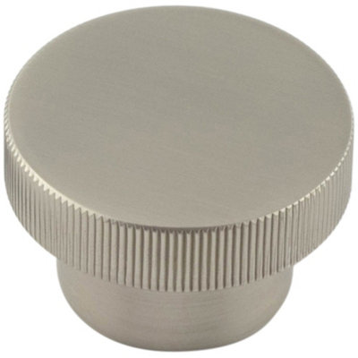 Loops Stylish 40mm Satin Nickel Cupboard Knob For Modern InteriorsKitchen Cabinet Knob from B&Q