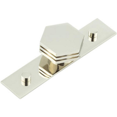 Loops Stylish 40mm Plain Polished Nickel Cupboard Knob For Modern InteriorsKitchen Cabinet Knob from B&Q