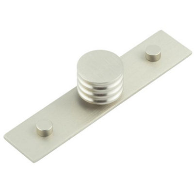 Loops Elegant 30mm Satin Nickel Cupboard Knob For Stylish InteriorsKitchen Cabinet Knob from B&Q
