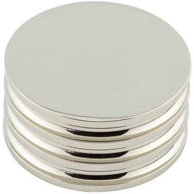 Loops Elegant 40mm Polished Nickel Cupboard Knob For Stylish InteriorsKitchen Cabinet Knob from B&Q