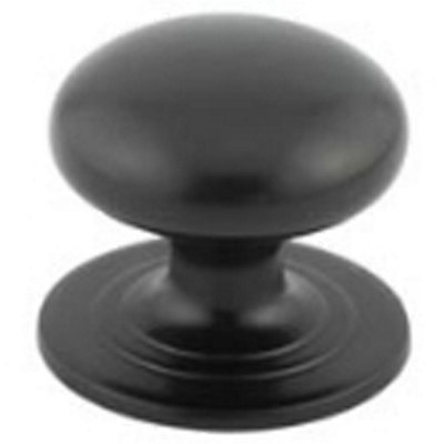 Loops Elegant 32mm Traditional Black Cupboard Knob For CabinetsKitchen Cabinet Knob