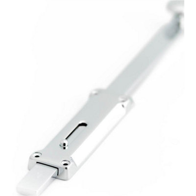 Loops Premium Architectural Door Bolts 300X35mm In Polished Chrome FinishDoor Bolt Lock from B&Q