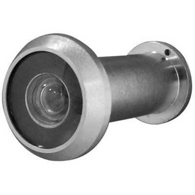Loops Premium 180 Degree Door Viewers For 35-55mm Doors In Satin Chrome Finish from B&Q