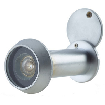 Loops 180 Degree Door Viewers For 35-55mm Doors With Satin Chrome Finish from B&Q