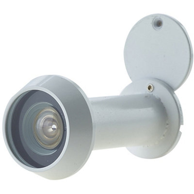 Loops 180 Degree Door Viewers For 35-55mm Doors With Intumescent Feature In White Finish from B&Q