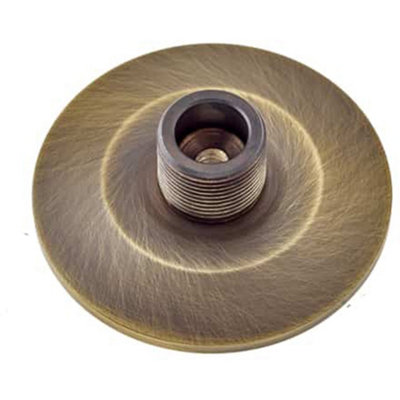 Loops Stylish Chamfered Wall-Mounted Doorstops In Antique Brass FinishSolid Brass & Rubber Stopper from B&Q