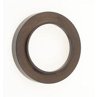 Loops Elegant Dark Bronze Plain Outer Roses For EscutcheonsSolid Brass Key Hole Cover from B&Q