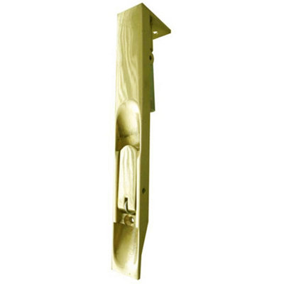 Loops Premium Brass Lever Action Flushbolts 200X19mm For Enhanced Security from B&Q
