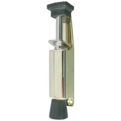 Loops Polished Brass 120mm Foot Operated Door Holder For Home And Office from B&Q