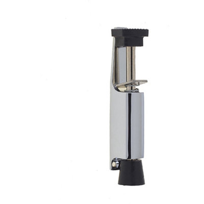 Loops Polished Chrome 120mm Foot Operated Door HolderDurable And Convenient Solution from B&Q
