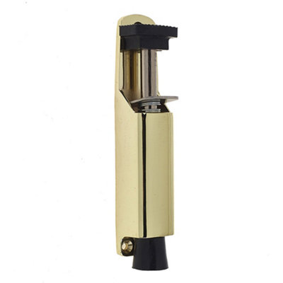 Loops Polished Brass 180mm Foot Operated Door Holder For Home And Office Use from B&Q