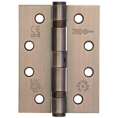 Loops Durable Grade 11 Bronze Steel Ball Bearing Hinge 102X76mm For Heavy-Duty DoorsDoor Hinges from B&Q
