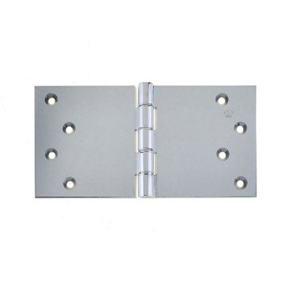 Loops High-Quality Polished Chrome Projection Hinge 102X200X4.5mm For Seamless FunctionalityDoor Hinges from B&Q