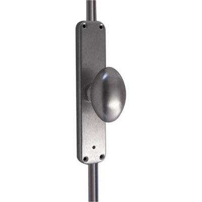 Loops High-Quality Satin Chrome Espagnolette Bolts For Secure LockingDoor Lock from B&Q