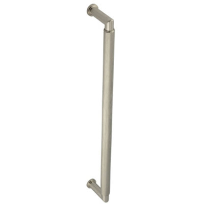 Loops Stylish Satin Nickel Pull Handle 425mm For DoorsDoor Handle from B&Q