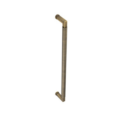 Loops Antique Brass Pull Handle 425mm For Cabinets And DoorsDoor Handle from B&Q