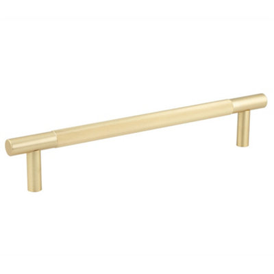 Loops 300mm Satin Brass Pull Handle For DoorsDoor Handle from B&Q