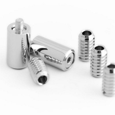 Loops Polished Chrome Locking Sash Stop For Secure WindowsWindow Fastener from B&Q