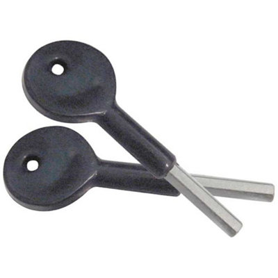 Loops High-Quality 75mm Locking Sash Stop Keys For Enhanced SecurityWindow Fastener from B&Q