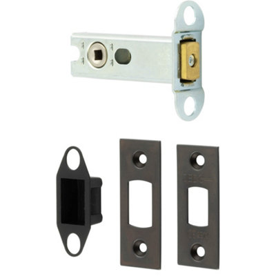 Loops Heavy Duty 76mm Tubular Deadbolts In Dark Bronze For Enhanced SecurityDoor Bolt from B&Q