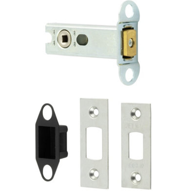 Loops Heavy Duty Tubular Deadbolts 76mm In Satin Stainless Steel For Ultimate SecurityDoor Bolt from B&Q