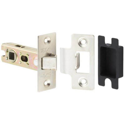Loops High-Quality 64mm Nickel-Plated Tubular Latches For Secure Locking from B&Q