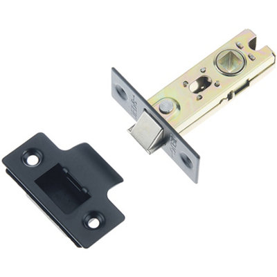 Loops Premium Quality 64mm Black Tubular Latches For Secure Closure from B&Q