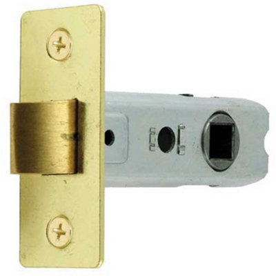 Loops Premium 76mm Electro Brassed Tubular Latches For Secure Locking from B&Q