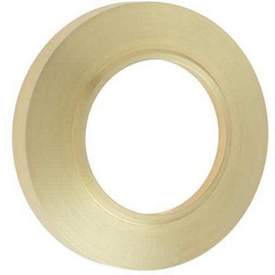 Loops Stylish Chamfered Outer Roses In Grade 304 Satin Brass For DoorsDoor Handle from B&Q