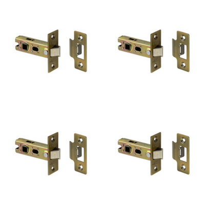 Loops 4 Pack High-Quality 64mm Ab Tubular Latch For Enhanced Security from B&Q
