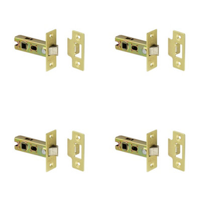 Loops 4 Pack Durable 64mm Sb Tubular Latch For Security And Convenience from B&Q
