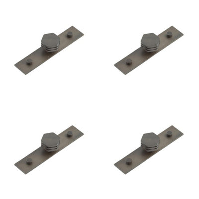 Loops 4 Pack Stylish 30mm Dark Bronze Cupboard Knob For Modern InteriorsKitchen Cabinet Knob from B&Q