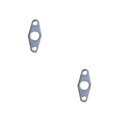 Loops 2 Pack Durable Budget Lock Escutcheon For Enhanced SecurityLock And Key from B&Q