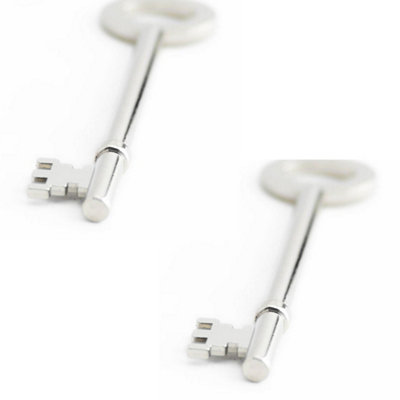 Loops 2 Pack Fire Brigade Mortice Lock KeysEssential Access Tools from B&Q