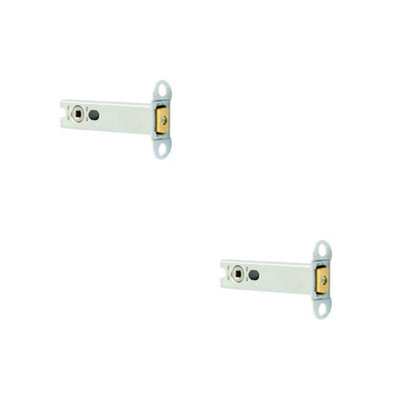 Loops 2 Pack Heavy Duty 102mm Tubular Deadbolt Body For Enhanced SecurityDoor Bolt from B&Q